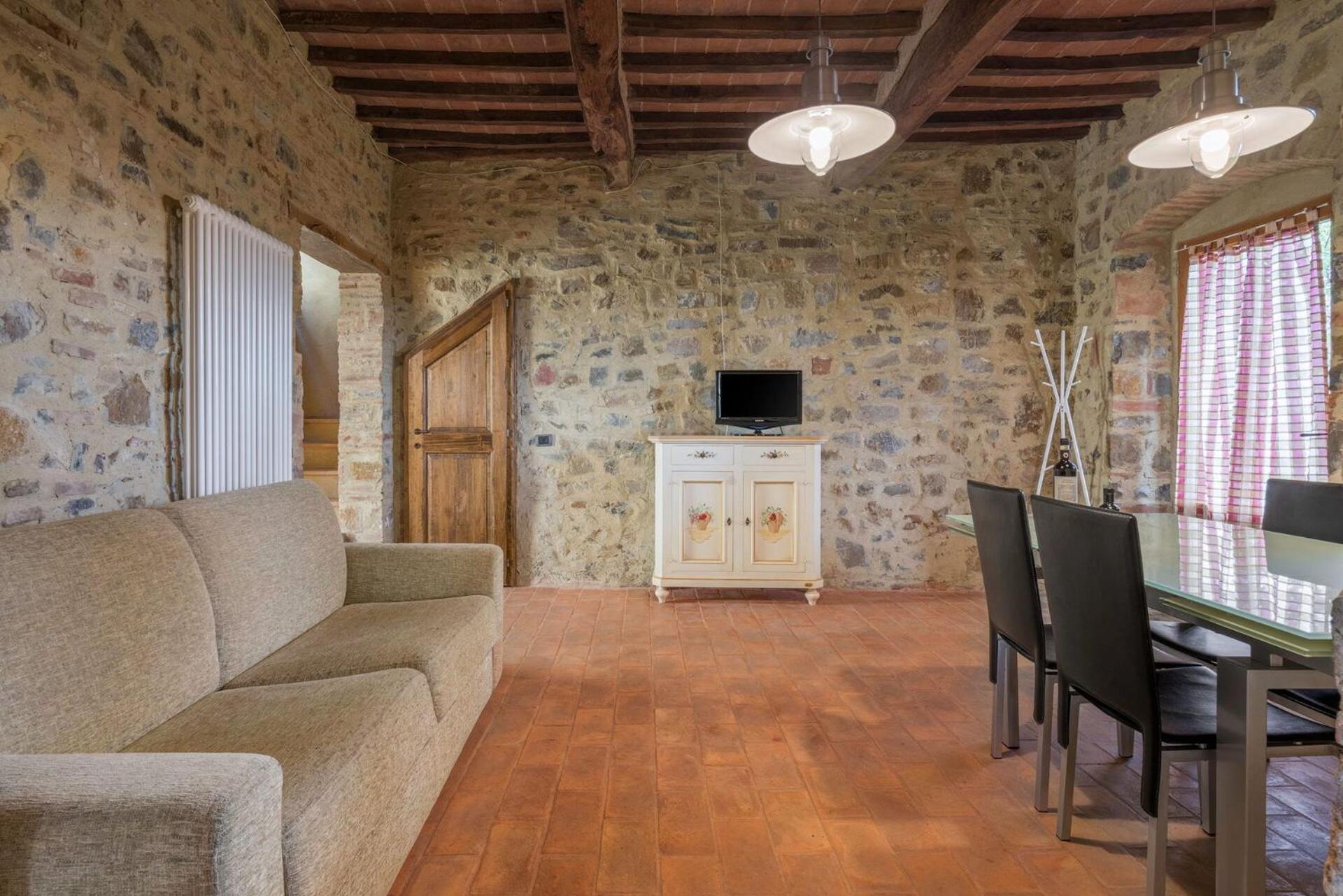 Апартаменти Fattoria Le Fonti Поджібонсі Екстер'єр фото
